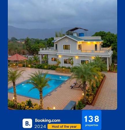 Ekostay Gold Palm Estate I Cricket Turf I Rain Dance I 2 Acre Property Karjat Ngoại thất bức ảnh