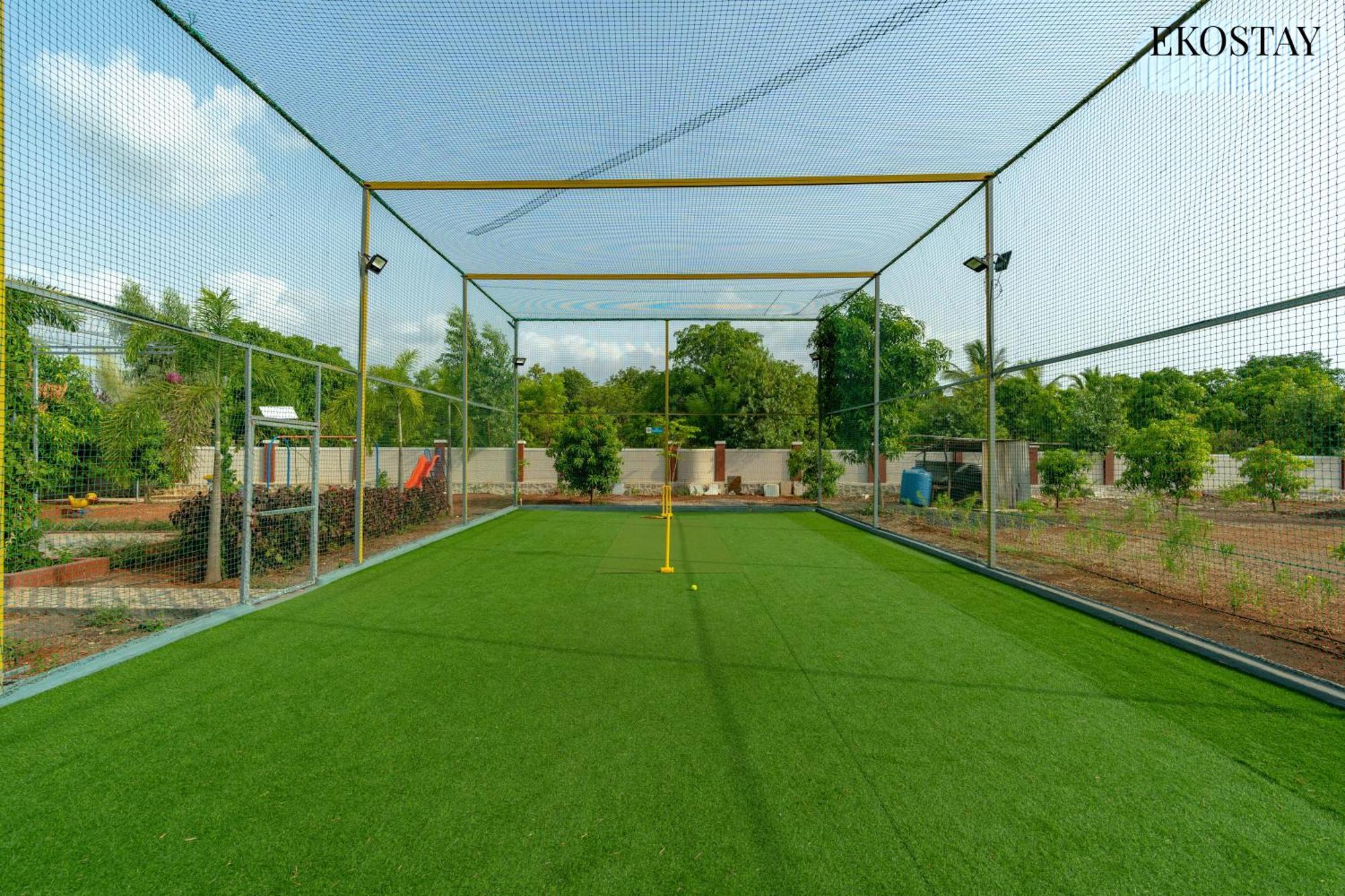 Ekostay Gold Palm Estate I Cricket Turf I Rain Dance I 2 Acre Property Karjat Ngoại thất bức ảnh