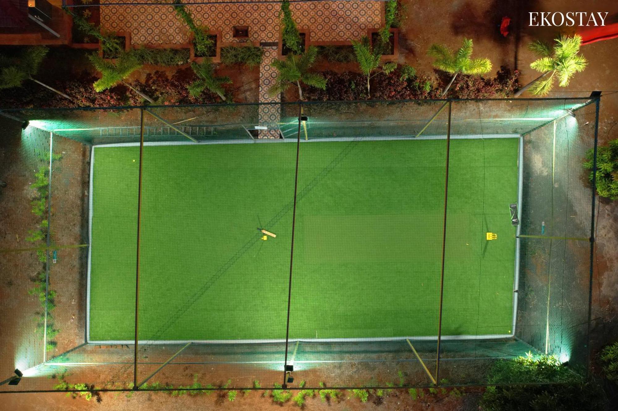 Ekostay Gold Palm Estate I Cricket Turf I Rain Dance I 2 Acre Property Karjat Ngoại thất bức ảnh