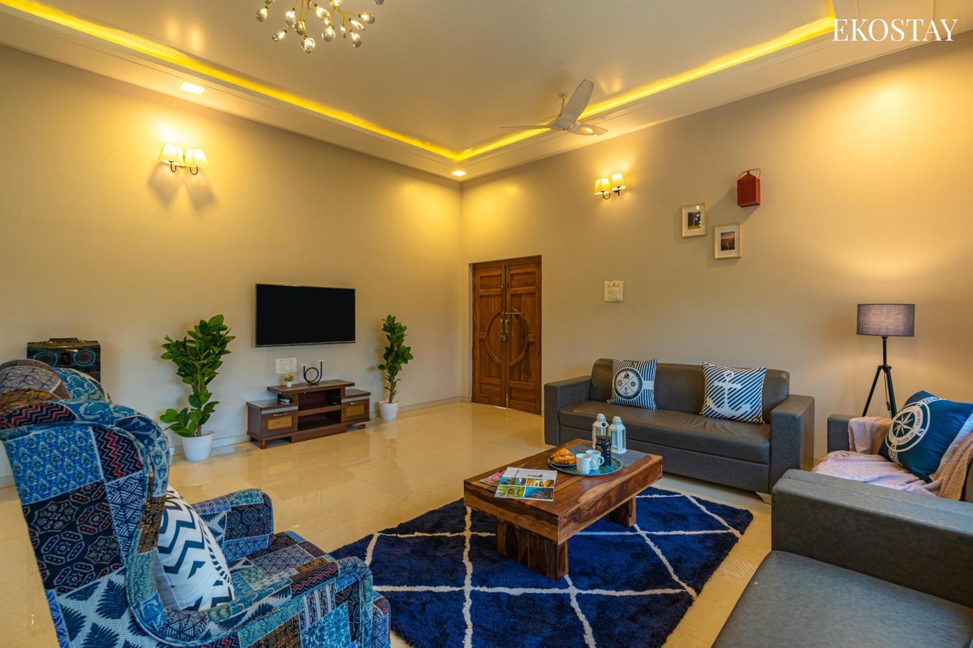Ekostay Gold Palm Estate I Cricket Turf I Rain Dance I 2 Acre Property Karjat Ngoại thất bức ảnh