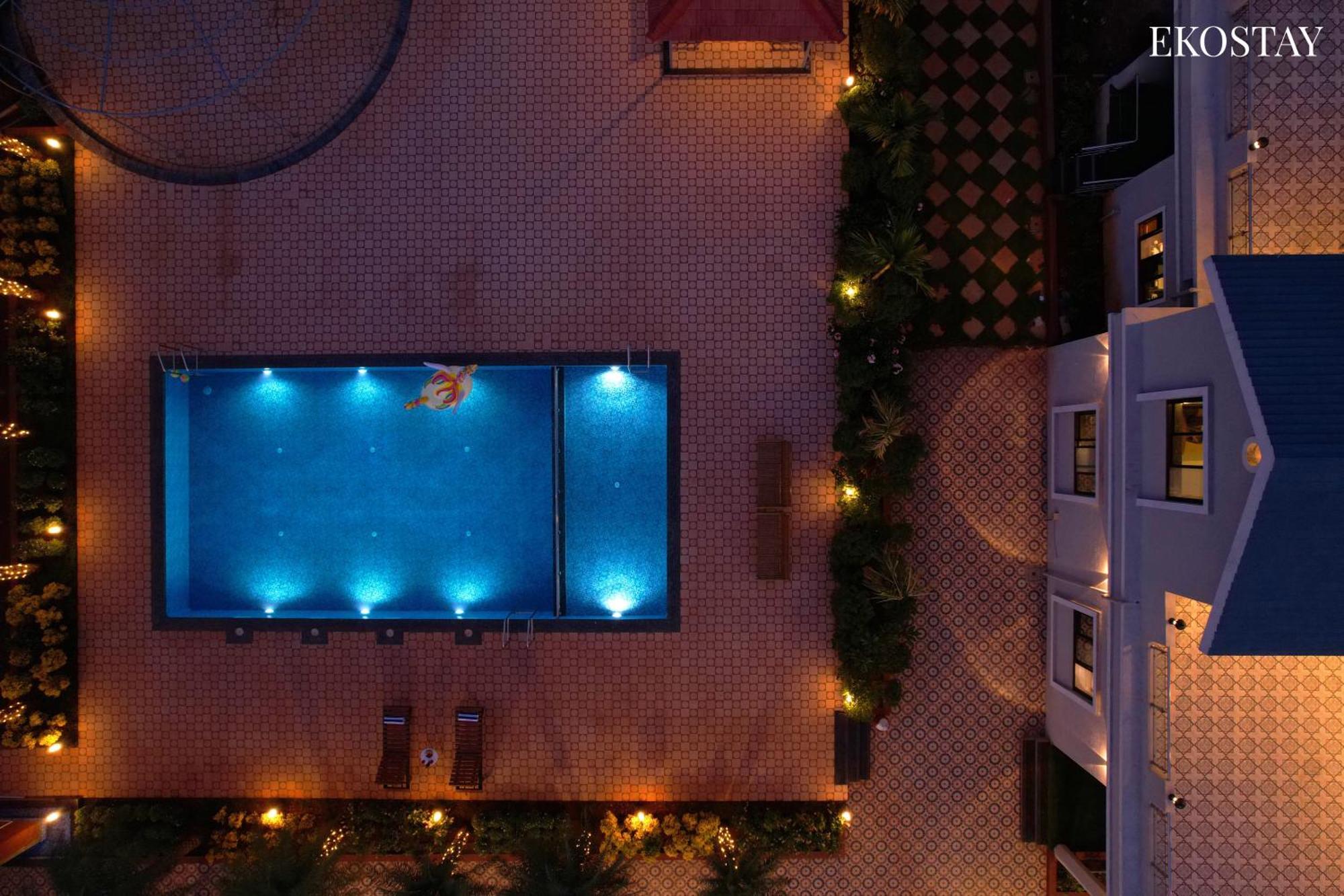 Ekostay Gold Palm Estate I Cricket Turf I Rain Dance I 2 Acre Property Karjat Ngoại thất bức ảnh